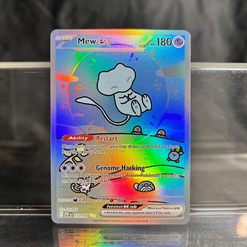 箔 PKM 單卡皮卡丘噴火龍 EX 泡泡喵遊戲稀有收藏卡 PTCG 彩虹代理卡 — image 7