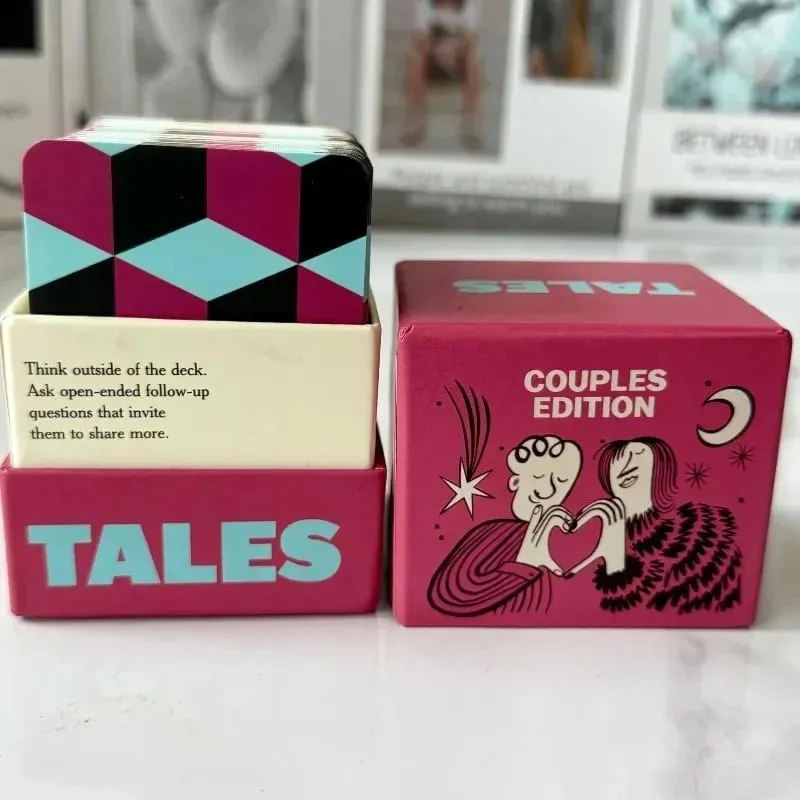 對話卡牌遊戲情侶與家庭版互動問題卡聚會家庭情侶對話遊戲玩具禮物