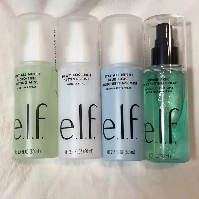 Elf primer gel configuração spray hidratante de longa duração controle de óleo sweatproof poro suave pele fix efeito de maquiagem para diariamente e festa