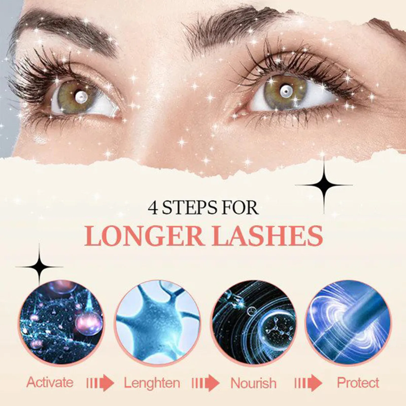 7 Days Eyelash Growth Serum Natural Eyelashes Enhancer Longer Thicker Curling Eyebrows Lifting Eye Care Fuller Lashes Products