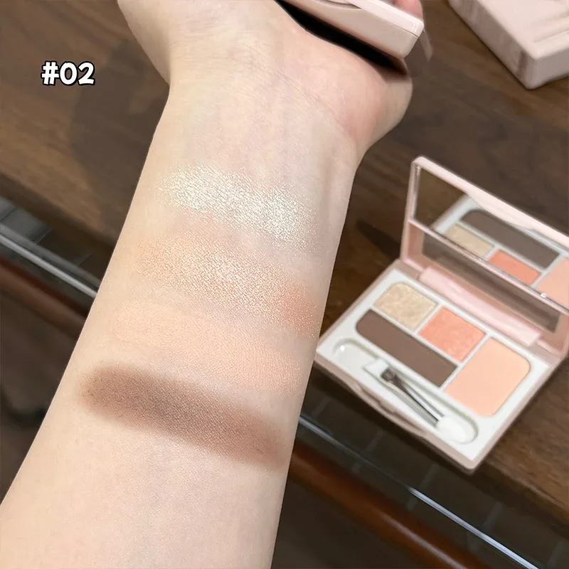 VALOR DA ARTE Paleta de sombras peroladas maquiagem duradoura glitter fosco sombra de olho brilho contorno destaque sombra cosméticos