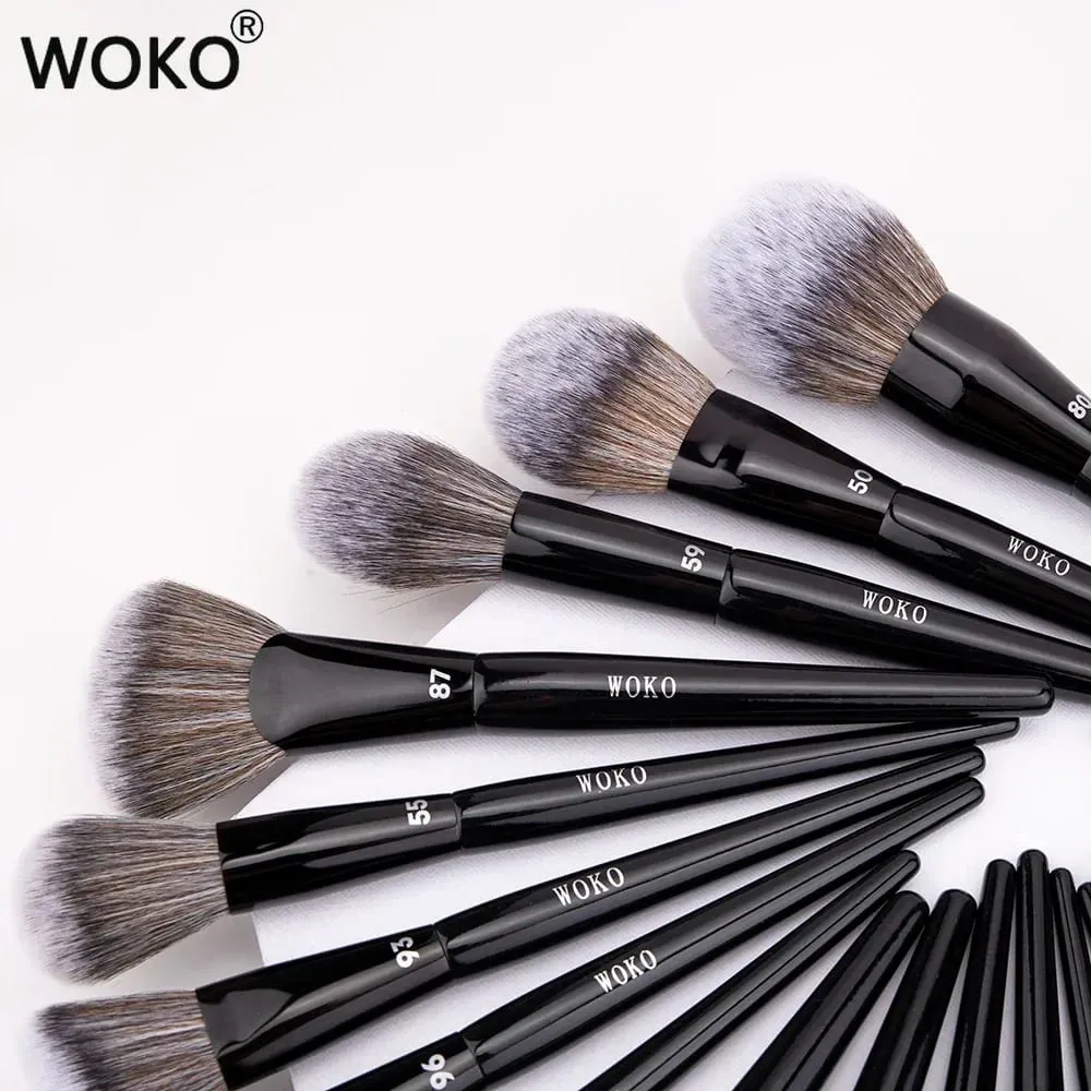 Professional Foundation Powder Highlighter Contour Cream Blush Makeup Brushes Concealer Eyeshadow Smudge Liner Eyebrow Lip Brush