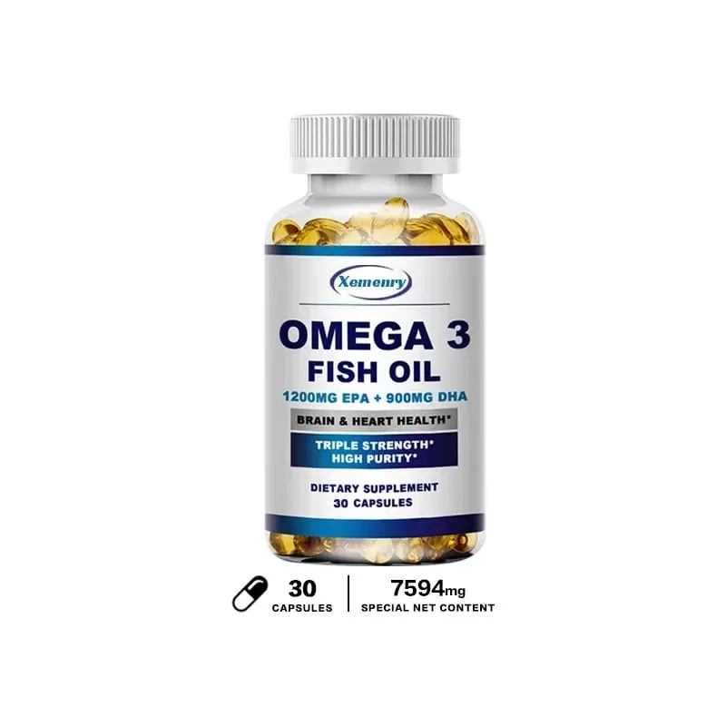 Omega 3 魚油 - 支持大腦神經系統，有益於心血管和皮膚健康 抗氧化劑