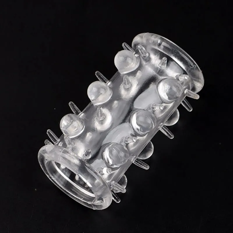 Anel peniano grande ajustável, preservativo longo de silicone reutilizável, manga peniana, atraso na ejaculação, brinquedos sexuais duradouros para homens