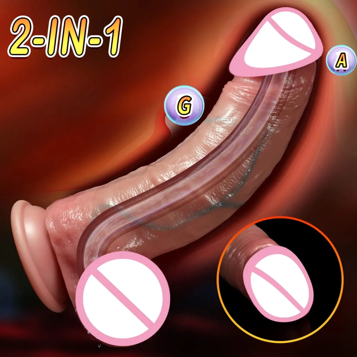 2 em 1 vibrador super realista pênis deslizante prepúcio ejaculação pau grande penetração anal masturbação feminina sexy brinquedos sexuais adultos