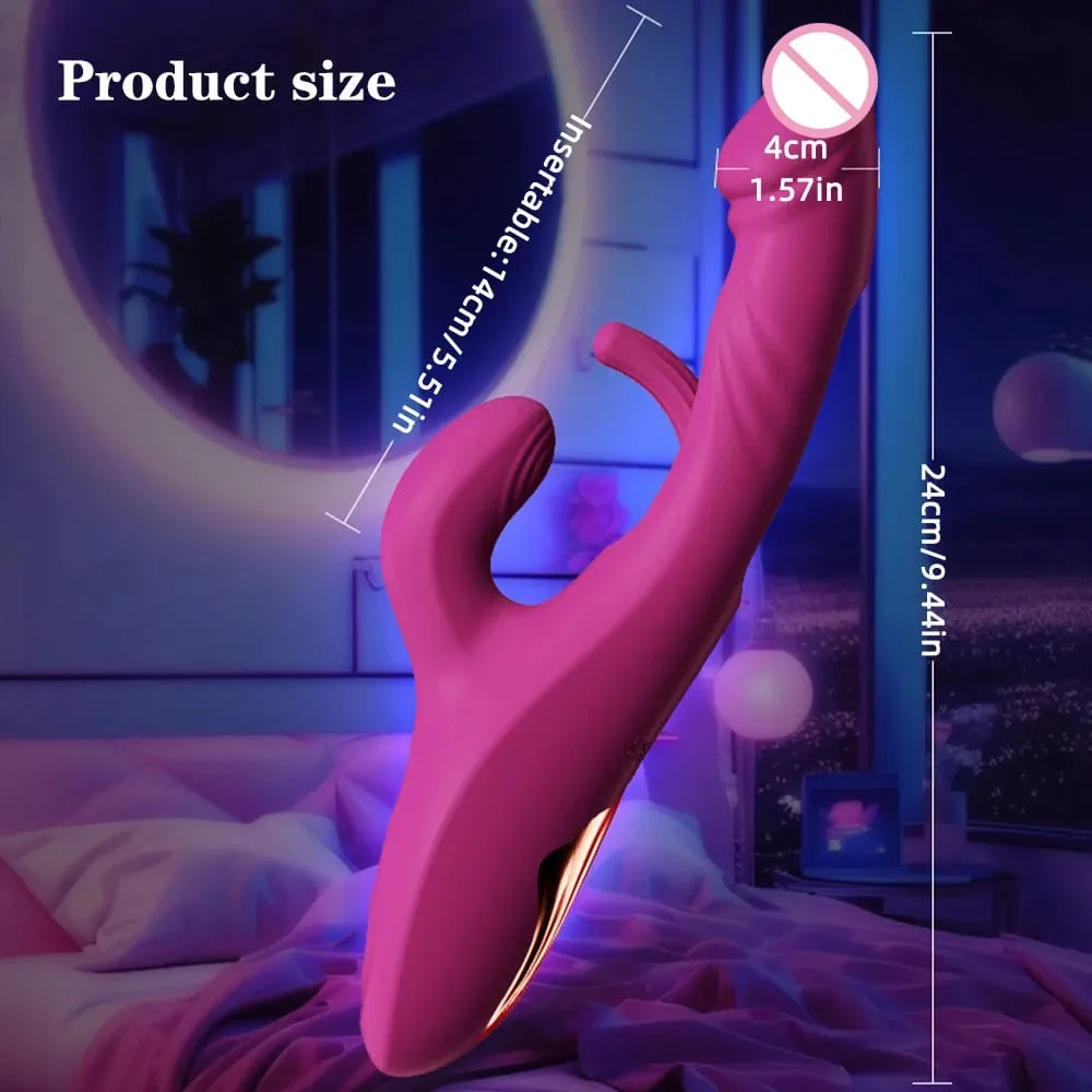 Vibrador coelho 10 vibração e 10 modos de vibração, vibrador vagina, ponto g, estimulador de clitóris, masturbador feminino, brinquedos sexuais femininos