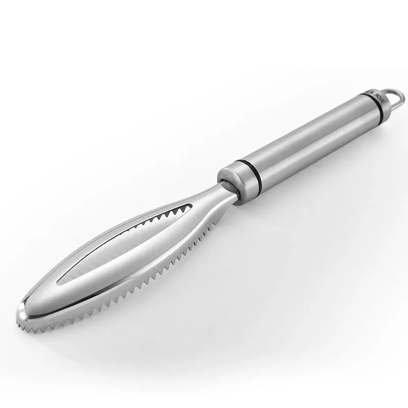 Efficient Fish Scale Remover Stainless Fish Cleaning Tool Fish Scale Remover Fish Skin Brush Scraping Scale Peeler Kitchen tools