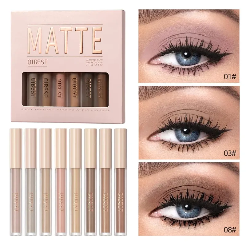 Liquid Eyeshadow Cream Smooth Eye Makeup Long Lasting Waterproof Eyeshadow Stick Blush Dual Purpose Contour Cosmetic Kits — image 3