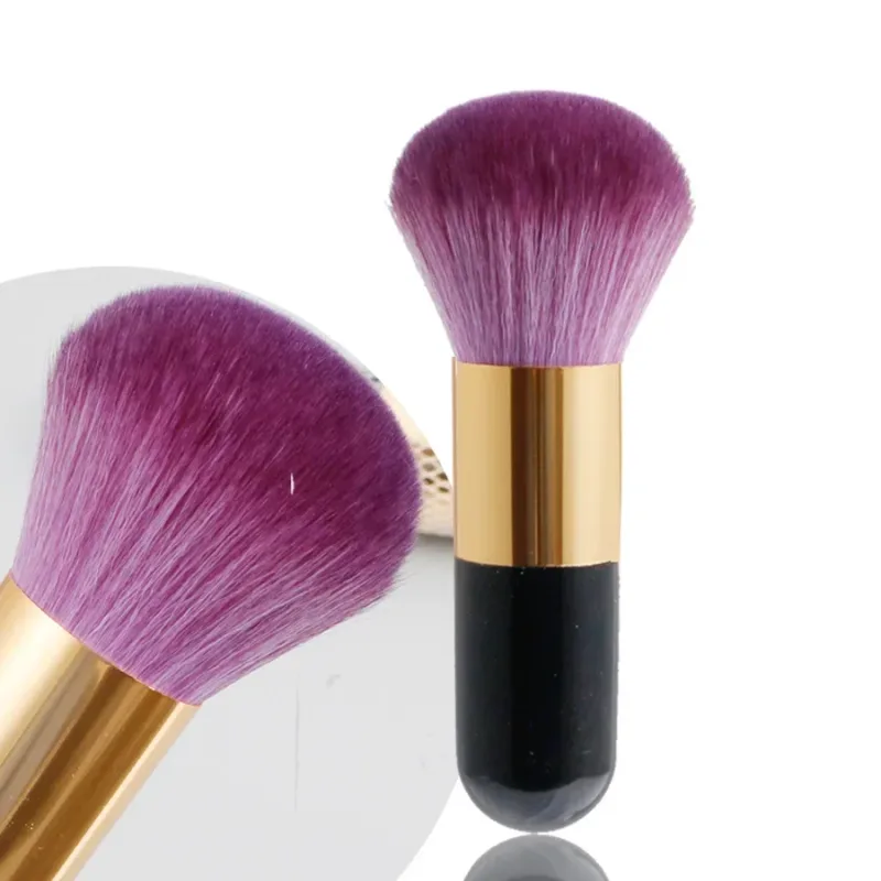 Pincel de maquiagem para pó solto, pincel para base, blush, iluminador, profissional, cosméticos de rosto grande, cabelo macio, ferramentas de maquiagem para mulheres