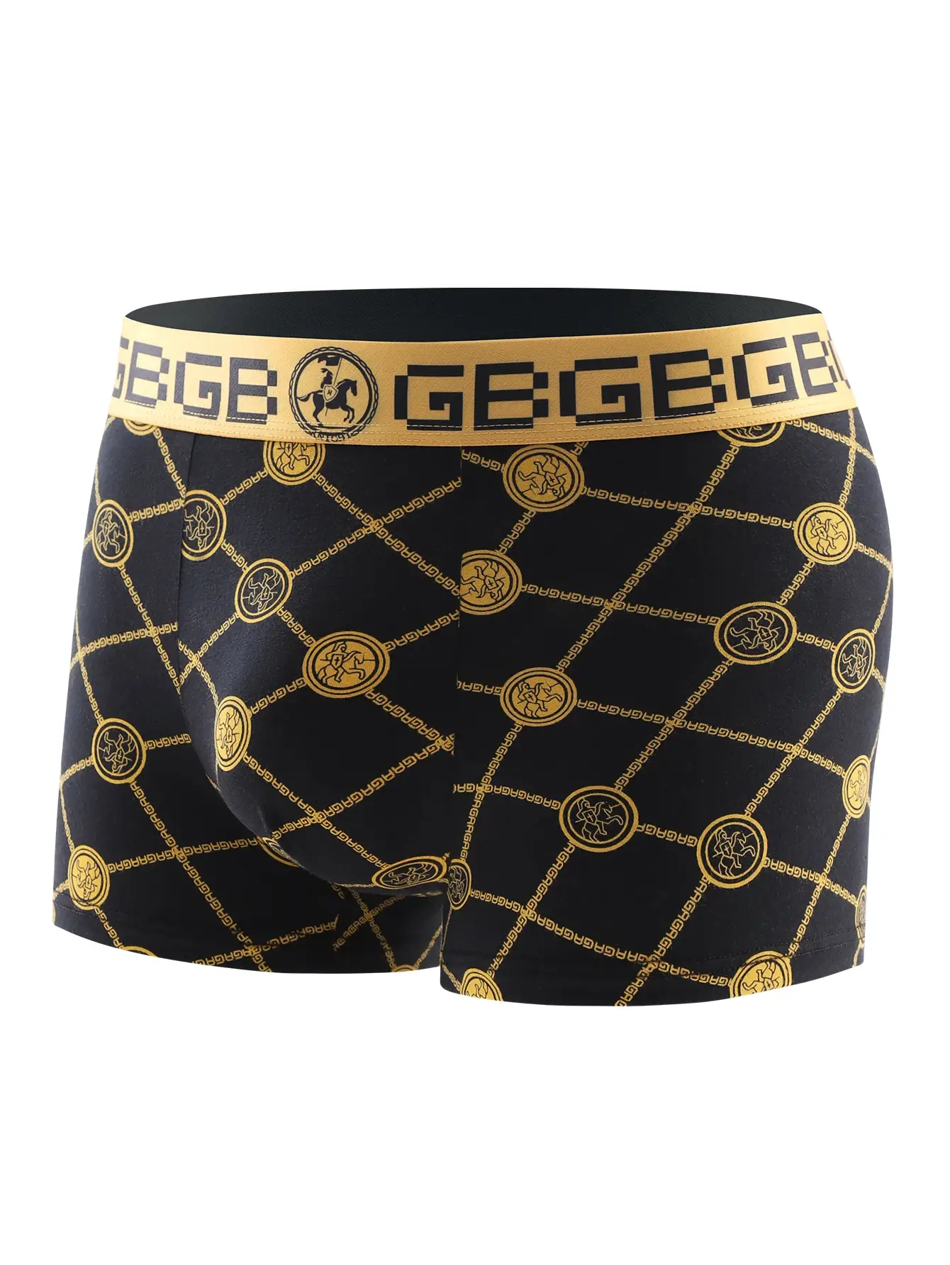 8 Piece Men's Underwear Set Soft Comfortable High Quality Men's Boxer Briefs Panties Black Gold Domineering Selling Men's Pants