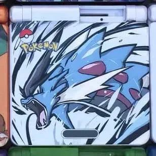 Pokémon Series GBA SP Shell - Charizard Rayquaza Gengar Capa de edição limitada para console de reposição — image 19