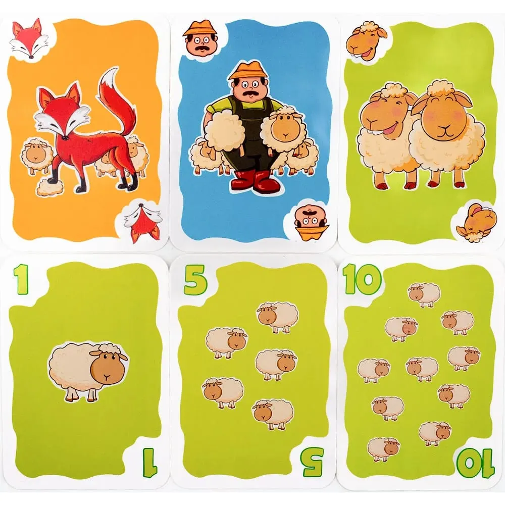 Venda quente Black Sheep Party Game Cards Interativo Intellectua Jogo de Tabuleiro Engraçado Família Amigos Festa Brinquedo Presente para Crianças 10.6*7.5cm