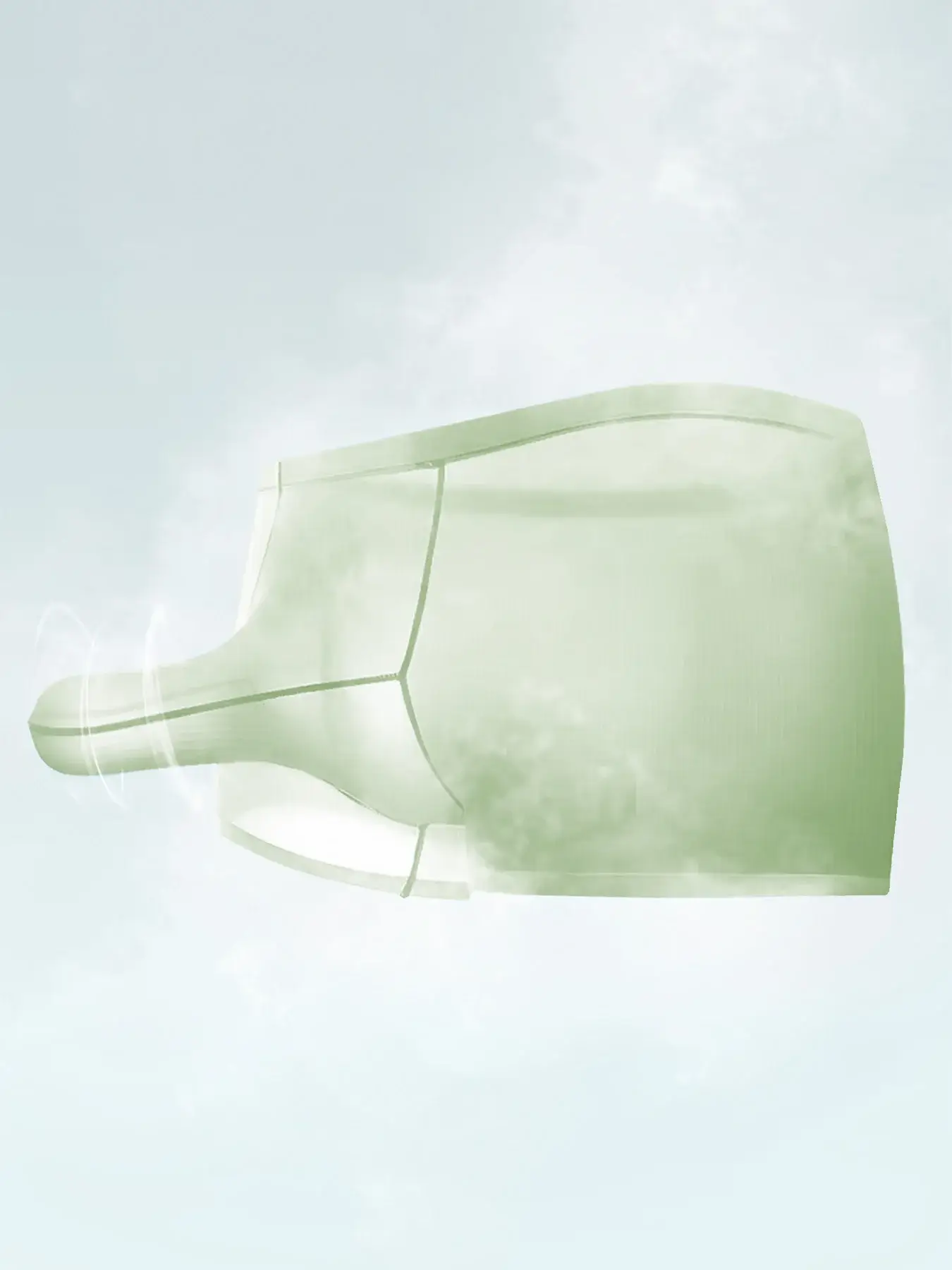 Cuecas boxer transparentes masculinas, roupa íntima sexy ultrafina, transparente, calcinhas de seda gelada, suave e brilhante, lingerie — image 18
