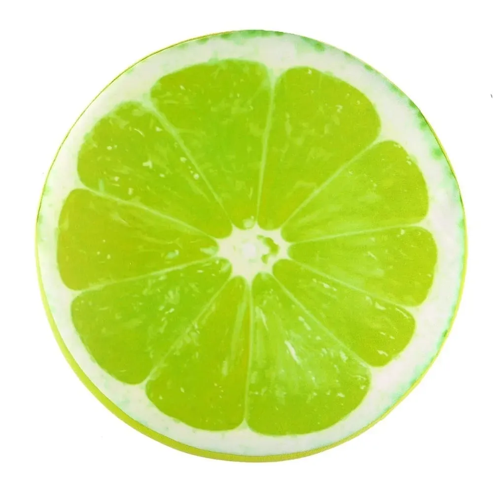 Suave y cómodo, divertido sofá, almohada para jardín, comedor, cojines para asientos al aire libre, almohada redonda, cojines para asientos de frutas, cojines para sillas