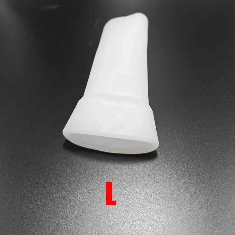 S/M/L Silicone Sleeve for Vacuum Cup Extender Penis Pump Penis Enlargement/Stretcher Replacement Accessories Sex Toy for Men 18+