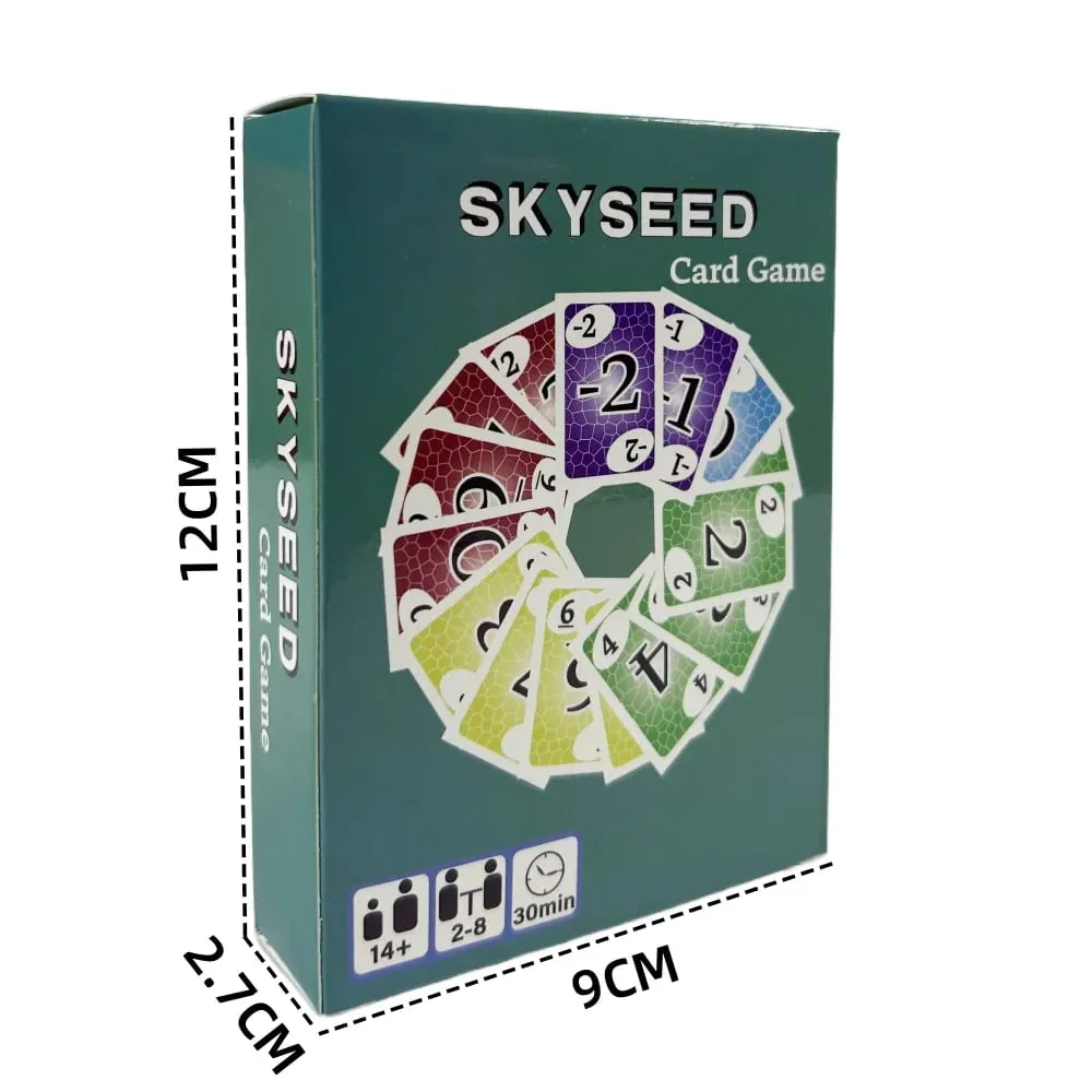 Skyseed 紙牌遊戲 150 張撲克牌桌遊甲板趣味動作版社交團體遊戲聖誕節和萬聖節禮物