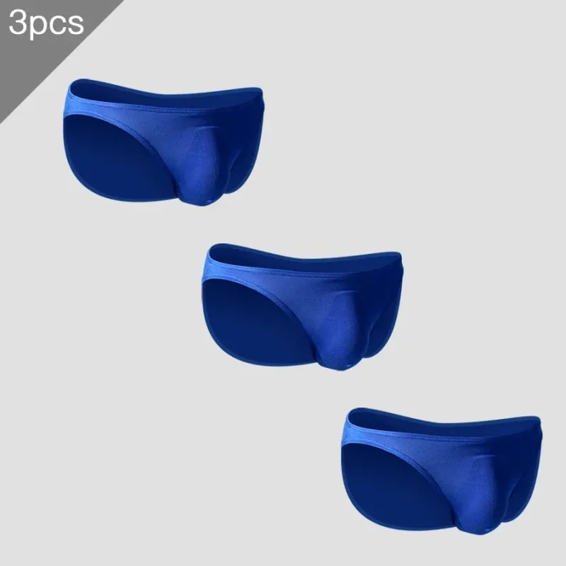 3PC Men's briefs Men's briefs U convex Modal thin stretch sexy low waist tight narrow bottom pants — image 29