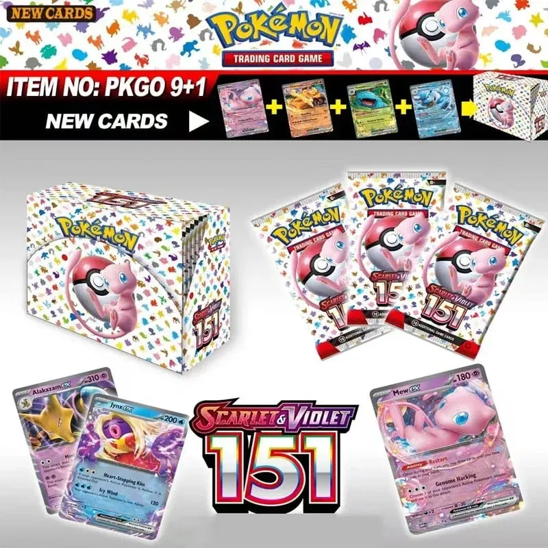 Pokémon PRISMATIC EVOLUTIONS SURGING SPARKS SCARLET&VIOLE 151 Booster Display Box Pokemon Booster Cards Playing Cards — image 1