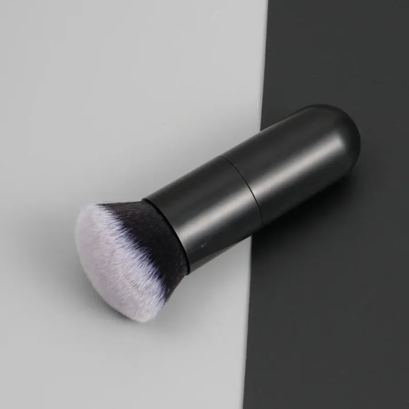 Large Round Handle Powser Brush Black Makeup Brushes Fluffy Soft Professional Powder Foundation Blush Brush Cosmetic Accessories