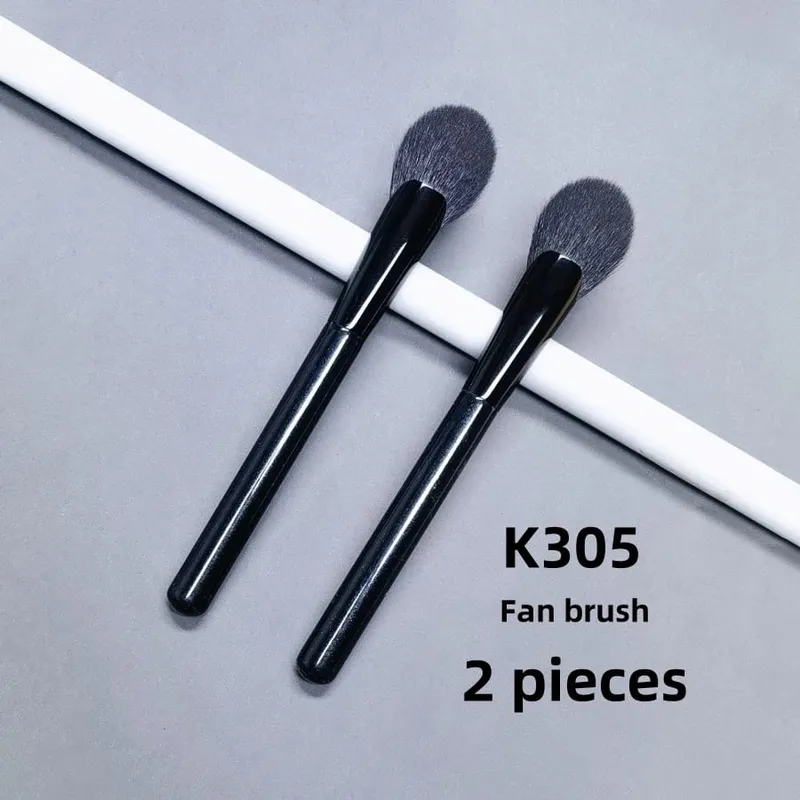 Fan Makeup Brush Highlighter Face Shadow Goat Hairs Blush Powder Make Up Brushes Pro Essential Cosmetic Tools