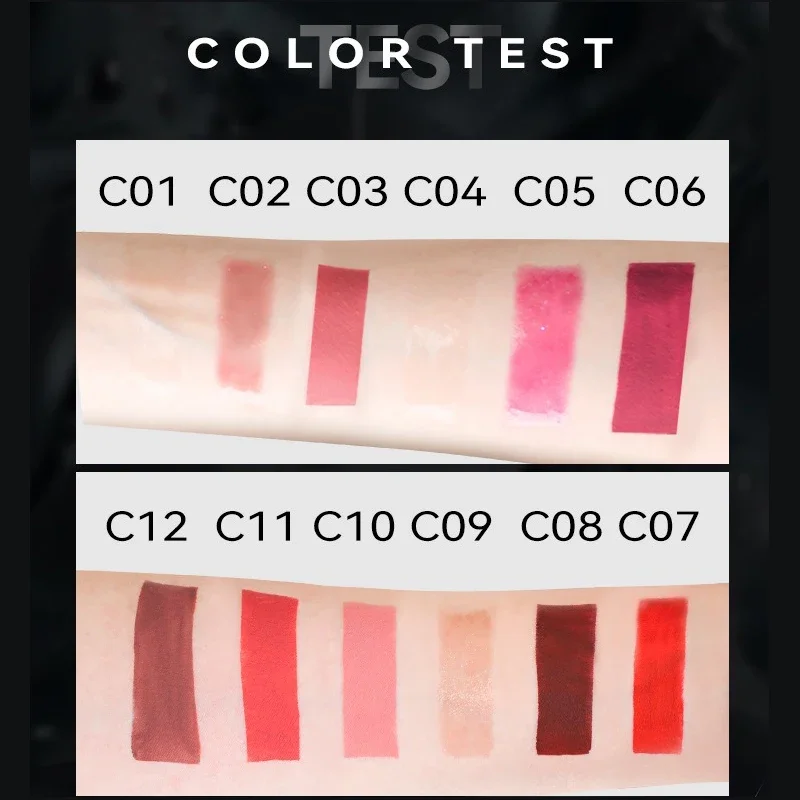 Waterproof Liquid Velvet Matte Lipstick Transparent Moisturizing Lip Oil Pearlescent Rich Color Lipgloss Tint Lasting Cosmetic