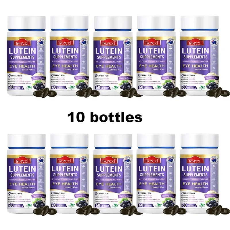 Suplemento de extrato de luteína Trorexl Restore Vision para fadiga ocular, alívio da fadiga ocular, olhos vermelhos e secos