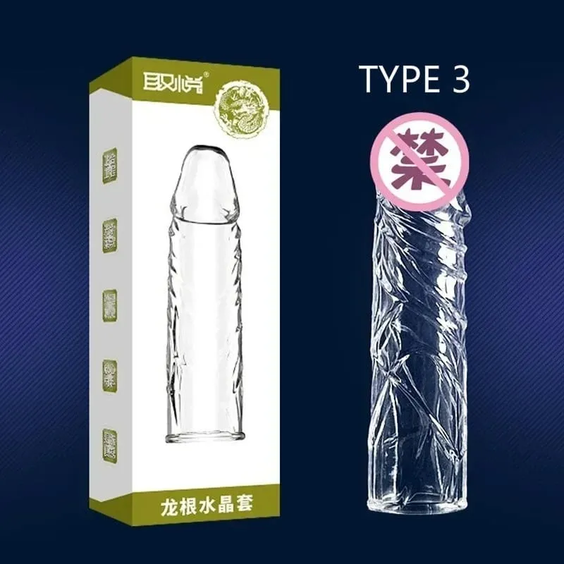 4 tipos engrossar pênis ampliar manga preservativo reutilizável extensor de pau retardar a ejaculação brinquedos sexuais para homens produtos íntimos