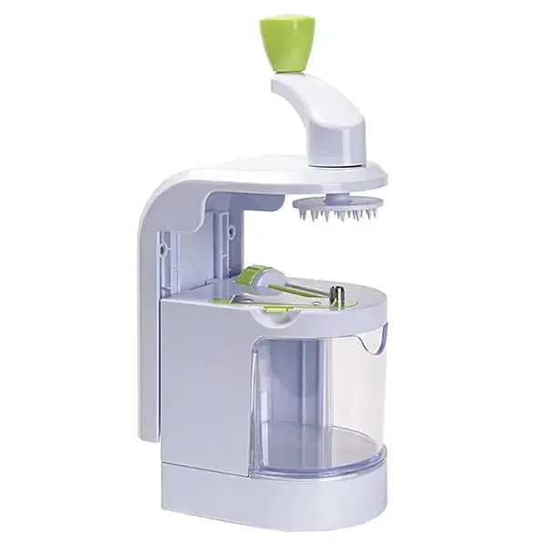 Vegetable Spiralizer 4-IN-1 Rotating Blade Veggie Spiralizer Zucchini Noodle Maker with Suction Cup Vegetable Cutter Slicer