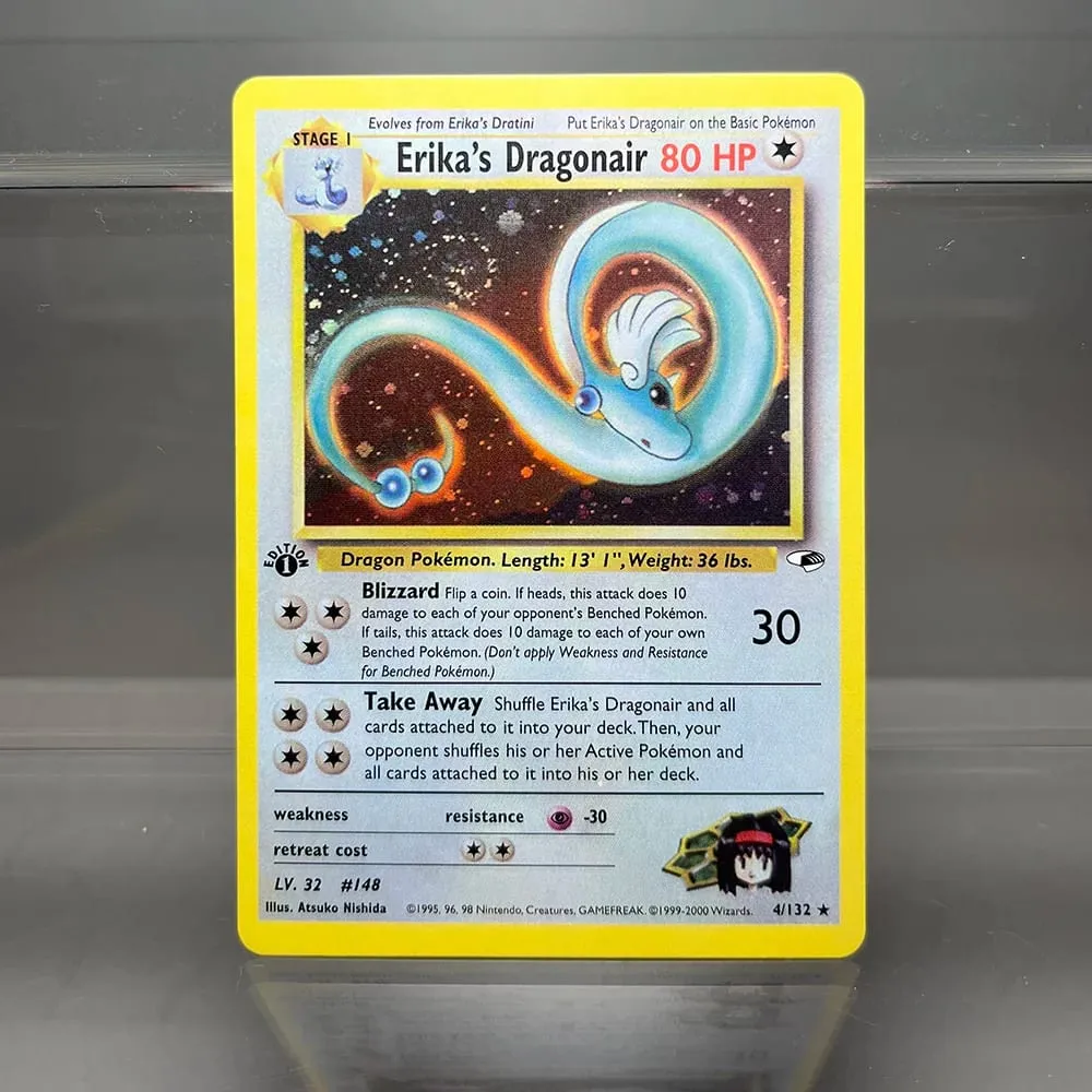 PKM 全像單代理卡 Lugia Charizard Venusaur 箔遊戲收藏卡 PTCG 兒童玩具