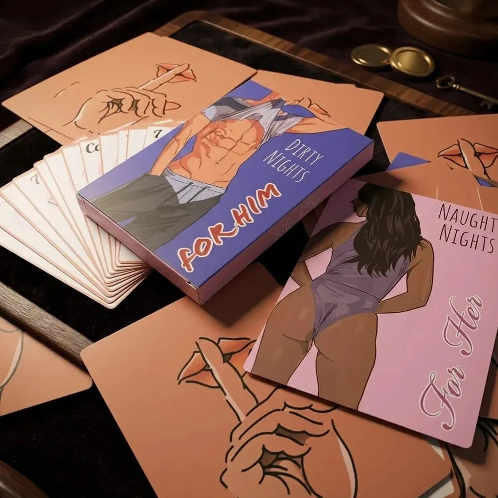 22pcs Romantic Couples Card Game Fun Date Night Board Game Truth or Dare Cards Intimate Game for Lovers Anniversary Gift Toys