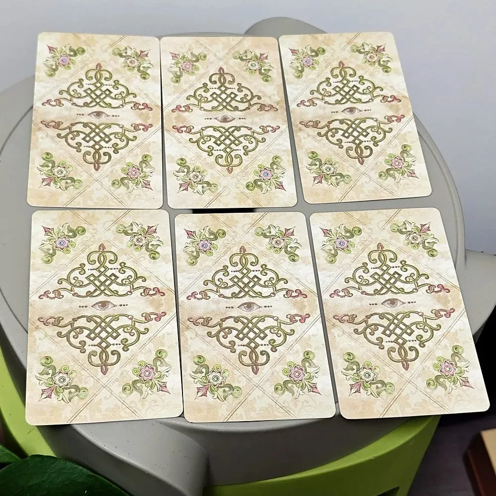 Old Style Tarot Deck Double-sided Embossed 79 Pcs Vintage Illustrations Highlight Clear Symbolism Packed In Rigid Box 12*7cm