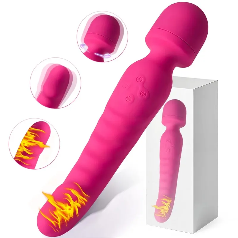 強力 AV 魔棒假陽具振動器女式陰蒂刺激器色情玩具 G 點陰道按摩器成人性玩具女性用 — image 1