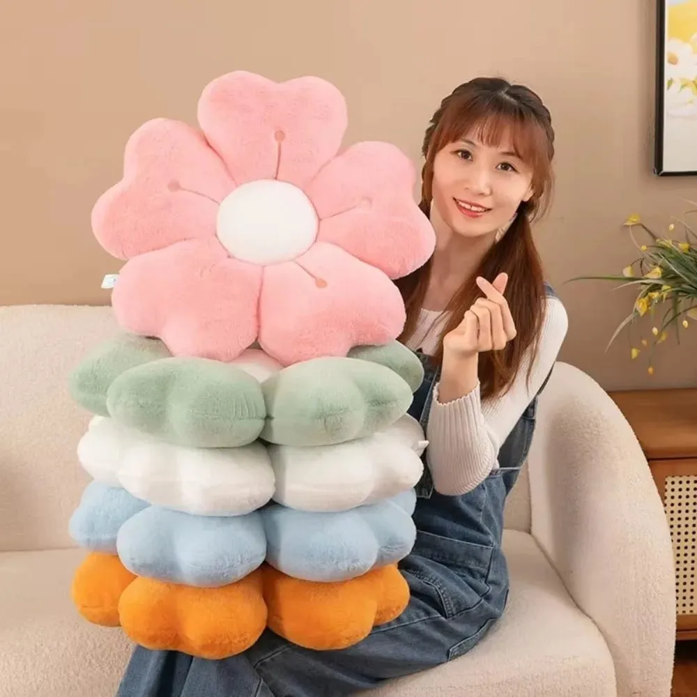 Soft Flower-Shaped Throw Pillow Cute Mattress Comfortable Sofa Decor Cushion Floor Cushion Chair Cushion Gift