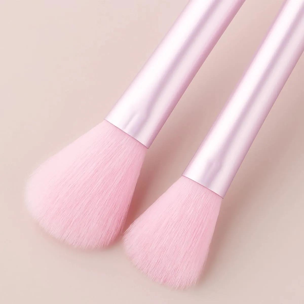 5 pçs transparente glitter haste pincéis cosméticos multi-função blush pó sombra sobrancelha aplicadores de maquiagem