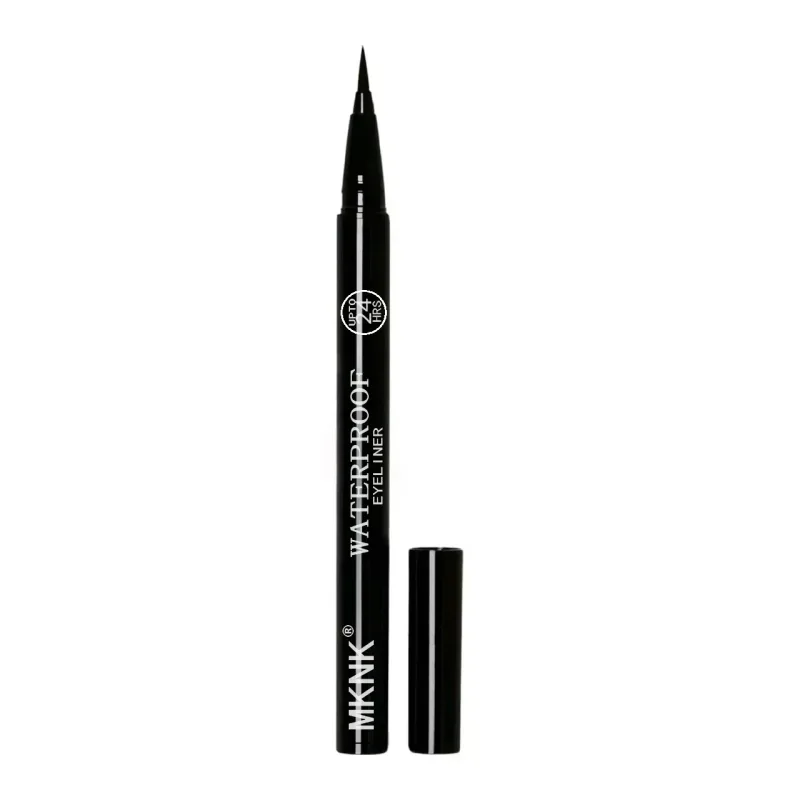 Caneta delineadora líquida de longa duração, secagem rápida, à prova d'água, sem desbotamento, delineador preto, cosméticos para mulheres