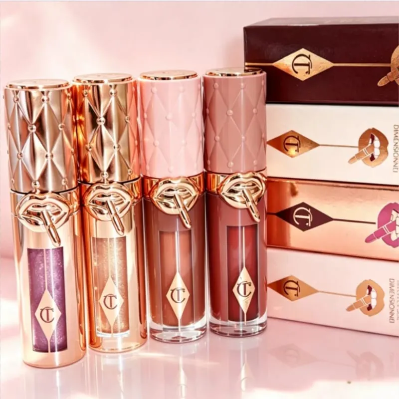 Charlotte Latest Tilbury Moisturized Plump Lip Gloss Highlights Concealer Liquid Foundation Two Color Heartbeat Blush Makeup