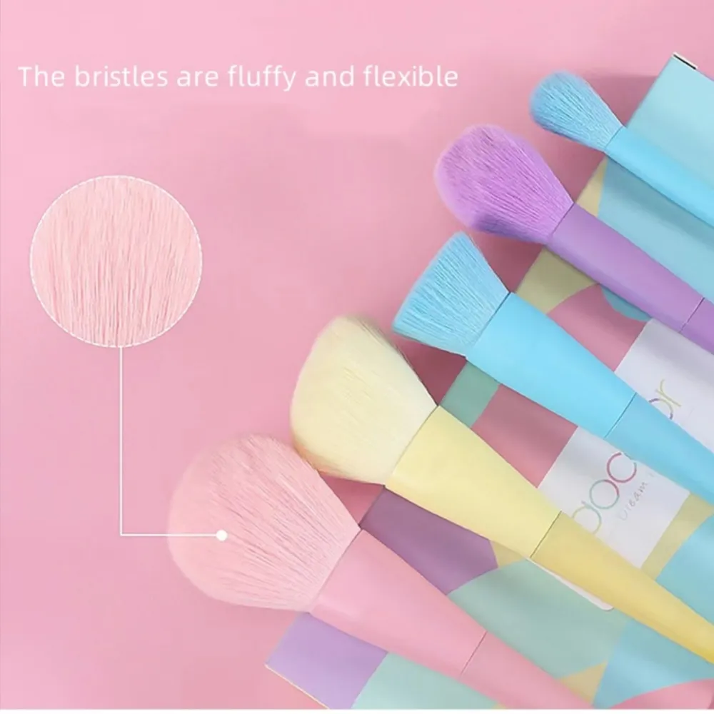 Conjunto de pincéis de maquiagem com 17 peças: pincel para sombra, base, destaque, blush, corretivo, pó, ferramentas cosméticas de alta qualidade