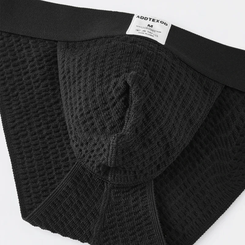 Homens tecido malha garfo alto breve adulto roupa interior respirável u bolsa elástica macia g-string tanga unissex calcinha masculina