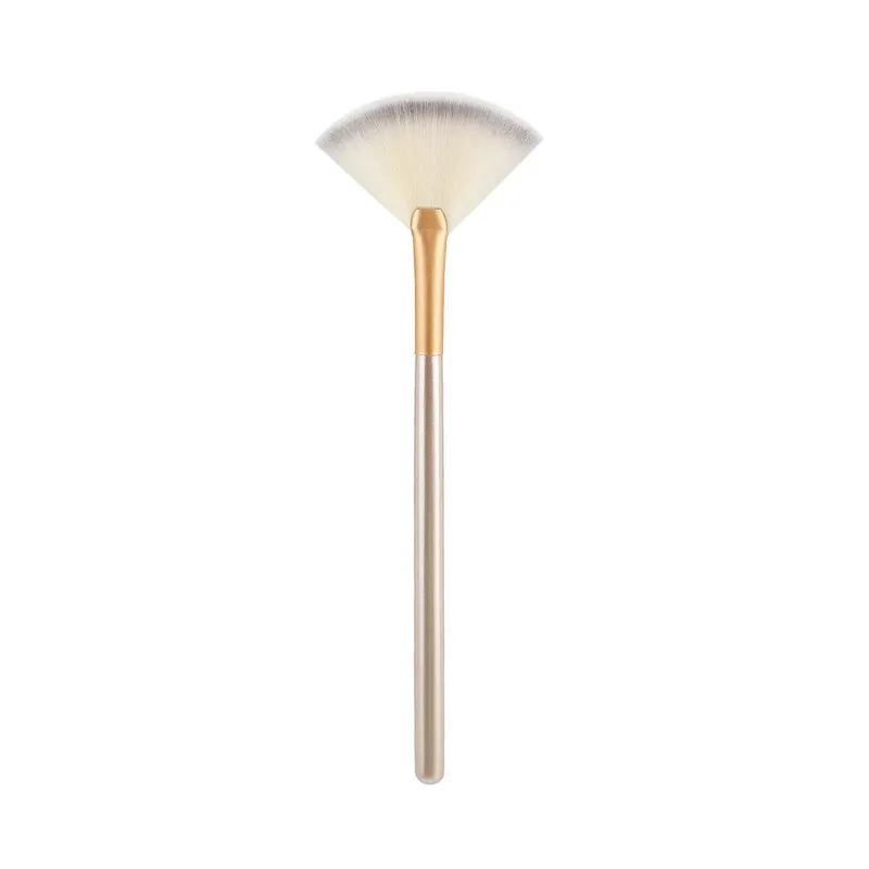 New Practical Facial Brushes Fan Makeup Brushes Soft Portable Mask Brushes Cosmetic Tools for Ladies Girls Nail Charm Beaut