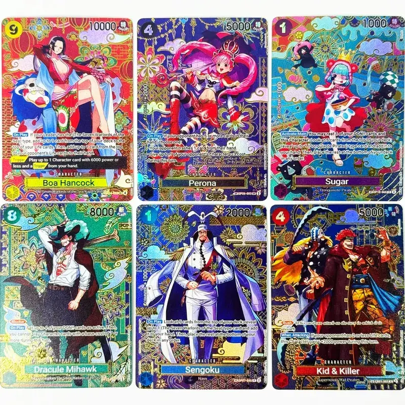 Conjunto completo de cartas de jogo de peça única sp, coleção completa de cartas raras de alta qualidade, réplica diy de cartão proxy de folha de anime [inglês/japonês]