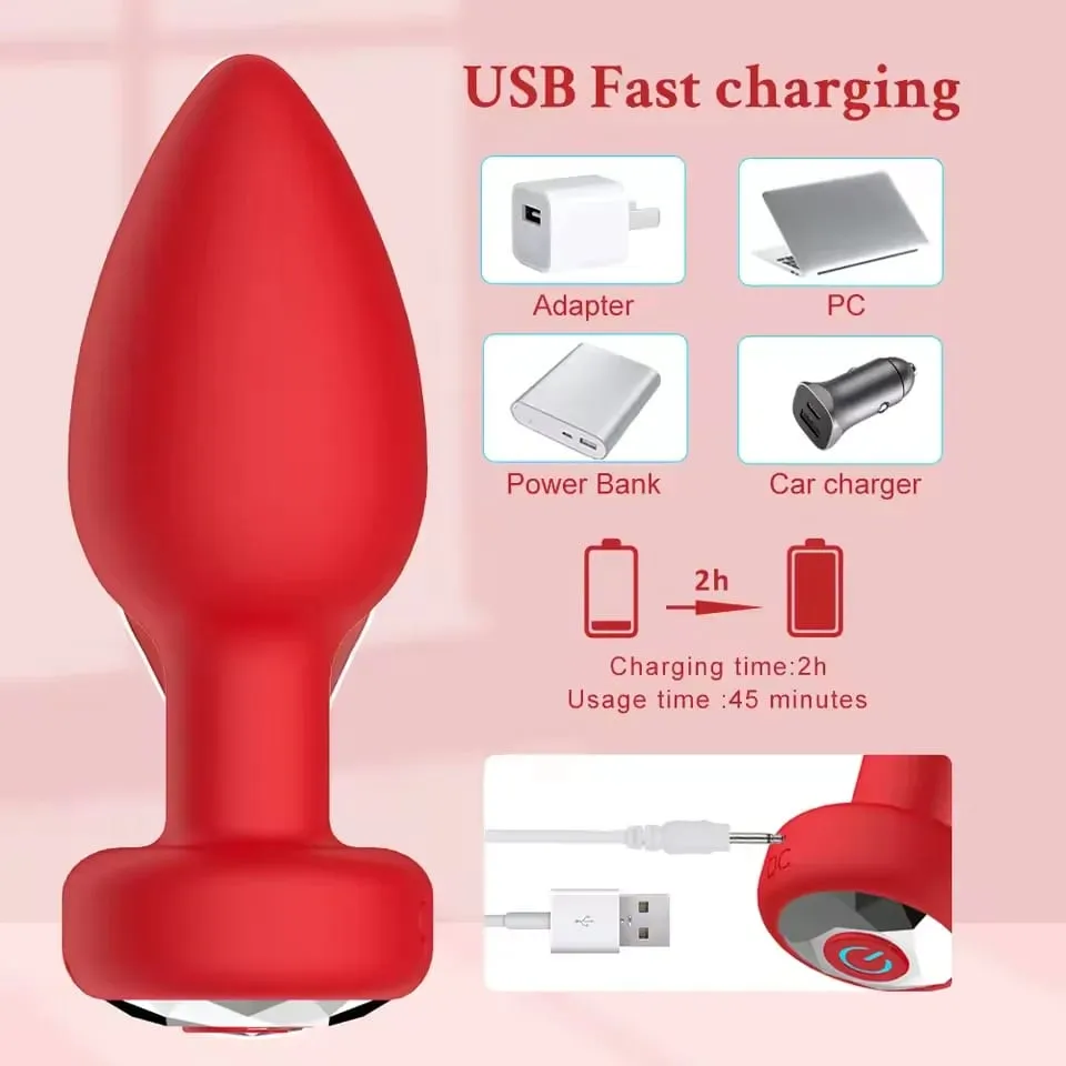 肛塞震動器無線肛塞前列腺震動按摩器APP遙控女用自慰器性玩具女男用 — image 5