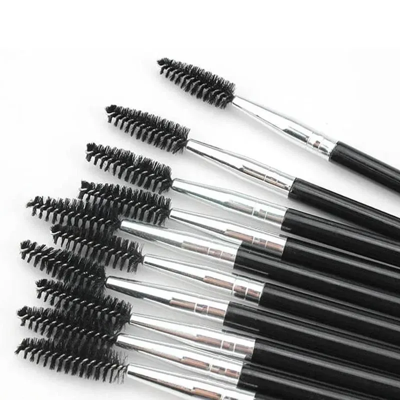 Conjunto de pincéis de maquiagem para cílios de sobrancelha portátil 5 unidades