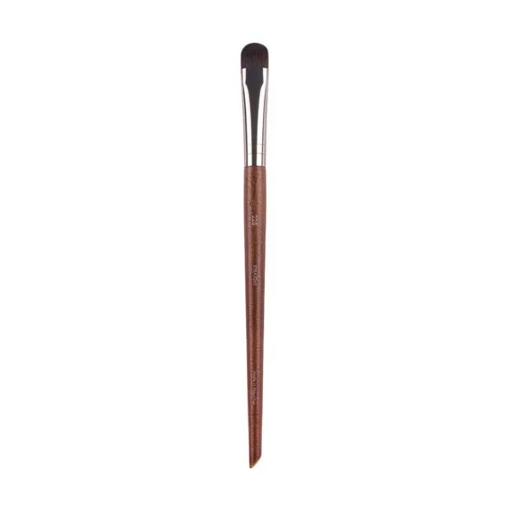 1pc mf pincéis de maquiagem de madeira natural macio pó fundação corretivo compõem escova blush sombra de cabelo sintético ferramentas de alta qualidade
