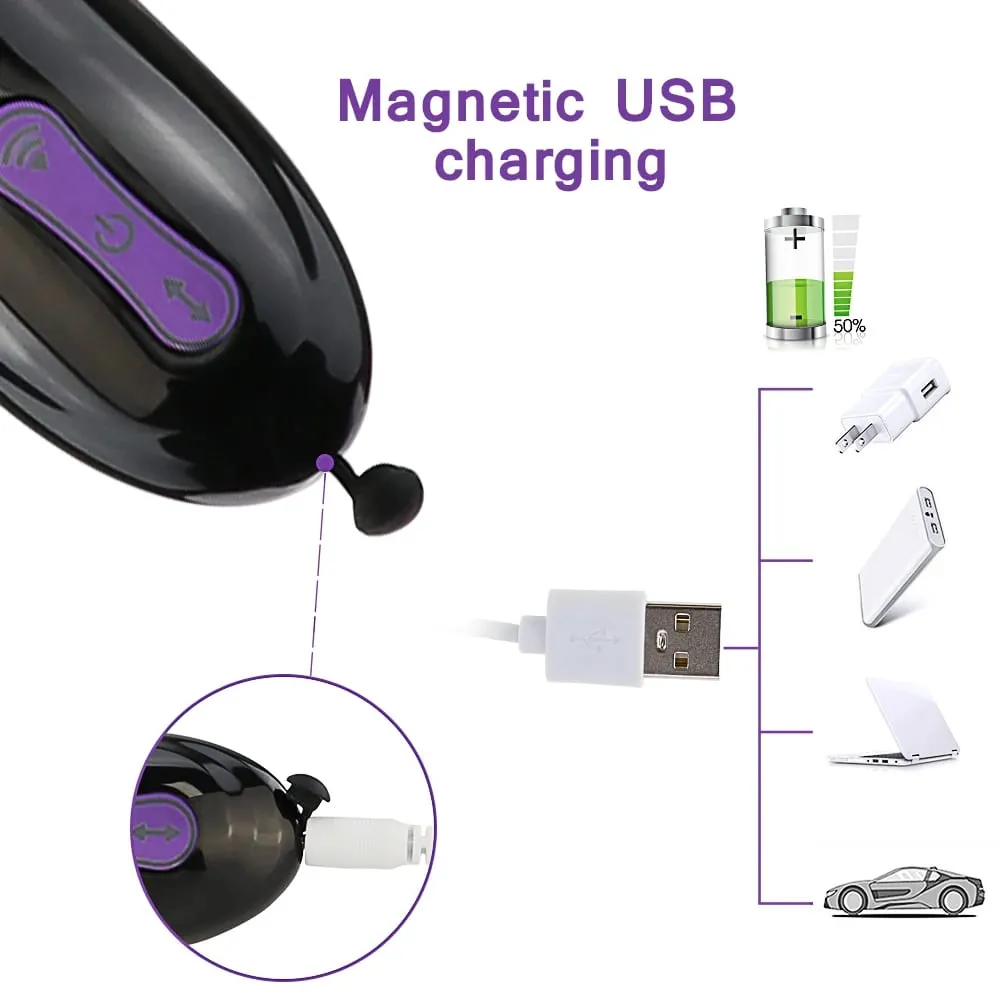 Empurrando automático grande vibrador vibrador controle remoto vaginal g ponto massageador masturbadores retráteis brinquedos sexuais adultos para mulher — image 3