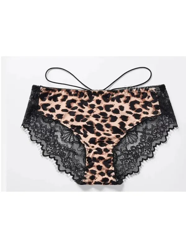 Conjunto de lingerie feminina leopardo renda 32-38ab sem fio push up sutiã lateral suporte de peito anti-sag sexy puro desejo roupa interior — image 4