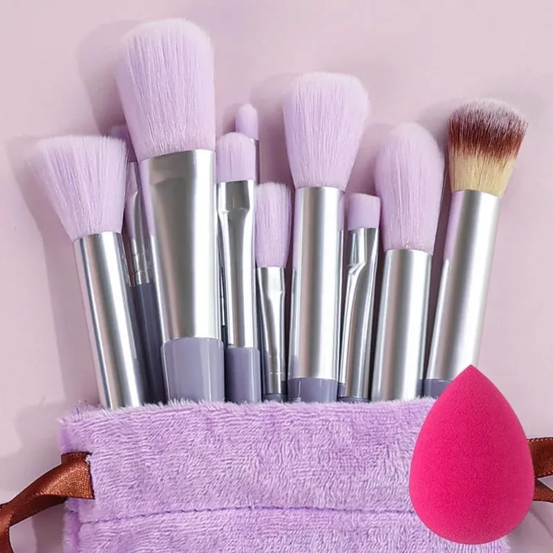 Conjunto de pincéis de maquiagem, 8 peças-20 peças, macio, fofo, sombra, detalhe, corretivo, blush, pó solto, base, iluminador, ferramenta de beleza