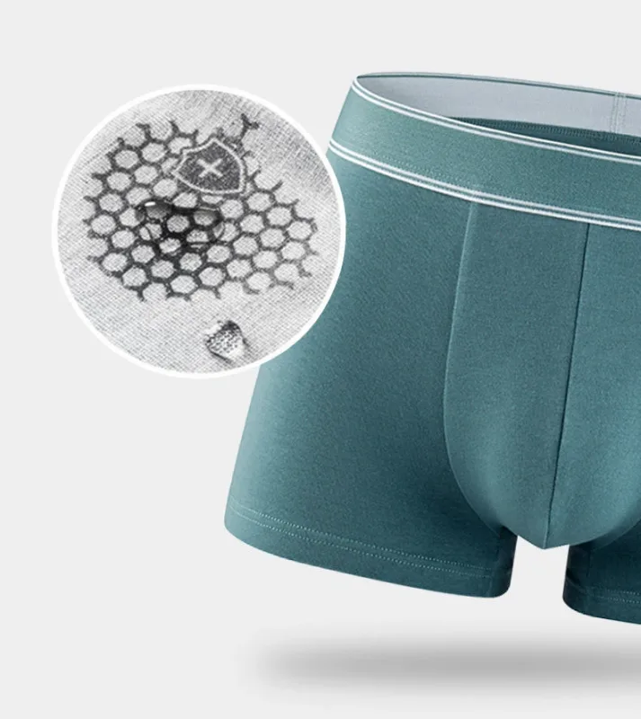 4Pcs/lot Men's Underwear Sexy Boxer Shorts Cotton Panties Man Solid Underpants Male Soft U Convex Lingerie Plus Size L-6XL — image 14
