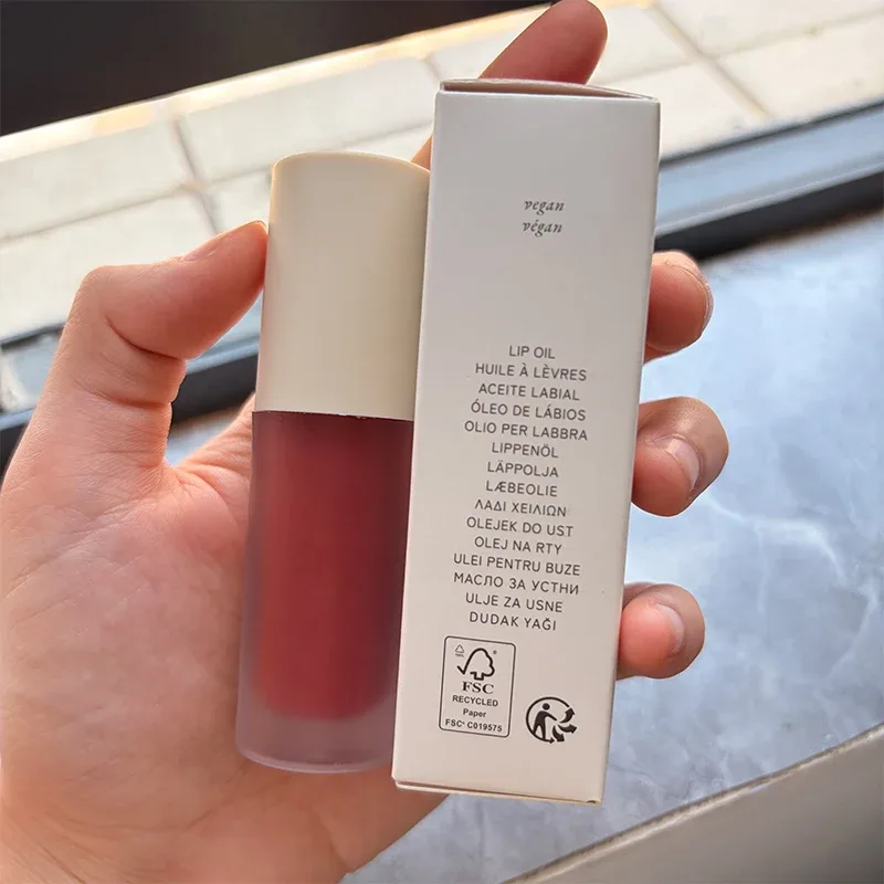 Summer Limited Rho Vanilla Beige LipBalm Moisturizing Transparent Lipstick Set Smooth Soft Tube Mirror Lip Gloss Lip Blum Makeup