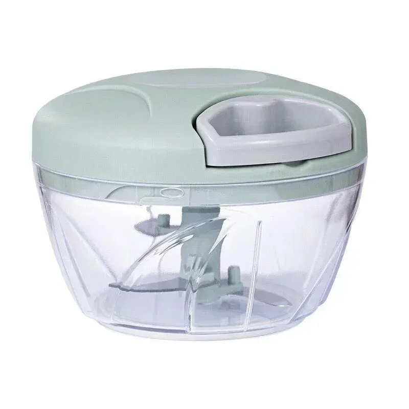 Triturador de cebola vegetal cortador cozinha acessórios cozinha 500/900ml manual picador carne alho chopper girar alho