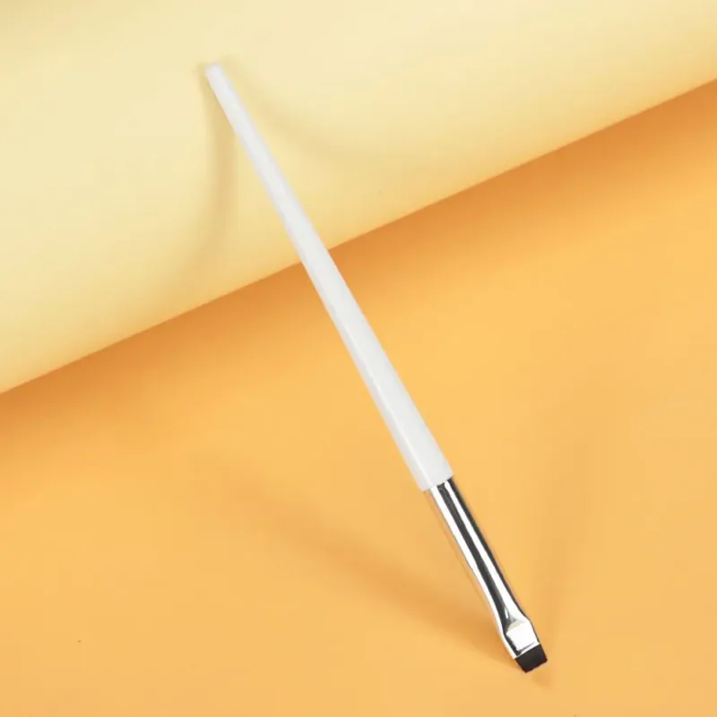 Up Tool Oblique Cosmetics Brush Beauty Blade Smink ecsetek Liner Szemöldökecset Szögletes Finom szemceruza ecsetek Lapos szemöldökecset
